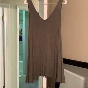 V neck short dress